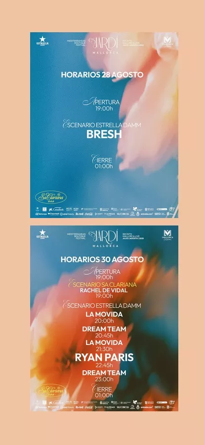 MENORCA MUSIC FESTIVAL, CONCERT MUSIC, COSTA FEIRA, CALVIA, CHICLANA DE LA FRONTERA, ES JARDÍ, MALLORCA, DOÑANA MUSIC EXPERIENCE, MATALASCAÑAS, FINANCIACION, CREA SGR, CONCIERTOS, MUSICA EN